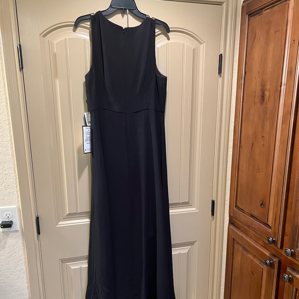 New with tags black/white jumpsuit, sleeveless, floor length